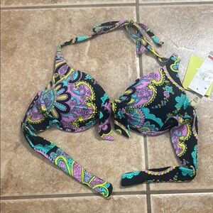 Colorful Paisley Bikini Top
